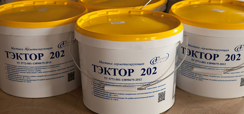 Мастика герметик Тэктор 202 , Тэктор 201, Тэктор 203