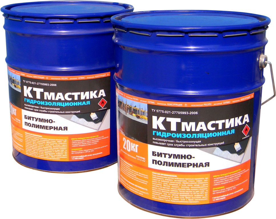 Мастика битумно-полимерная КТ
